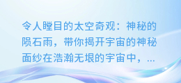 令人瞠目的太空奇观：神秘的陨石雨，带你揭开宇宙的神秘面纱